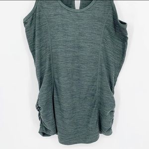 Gaiam Heathered green tank